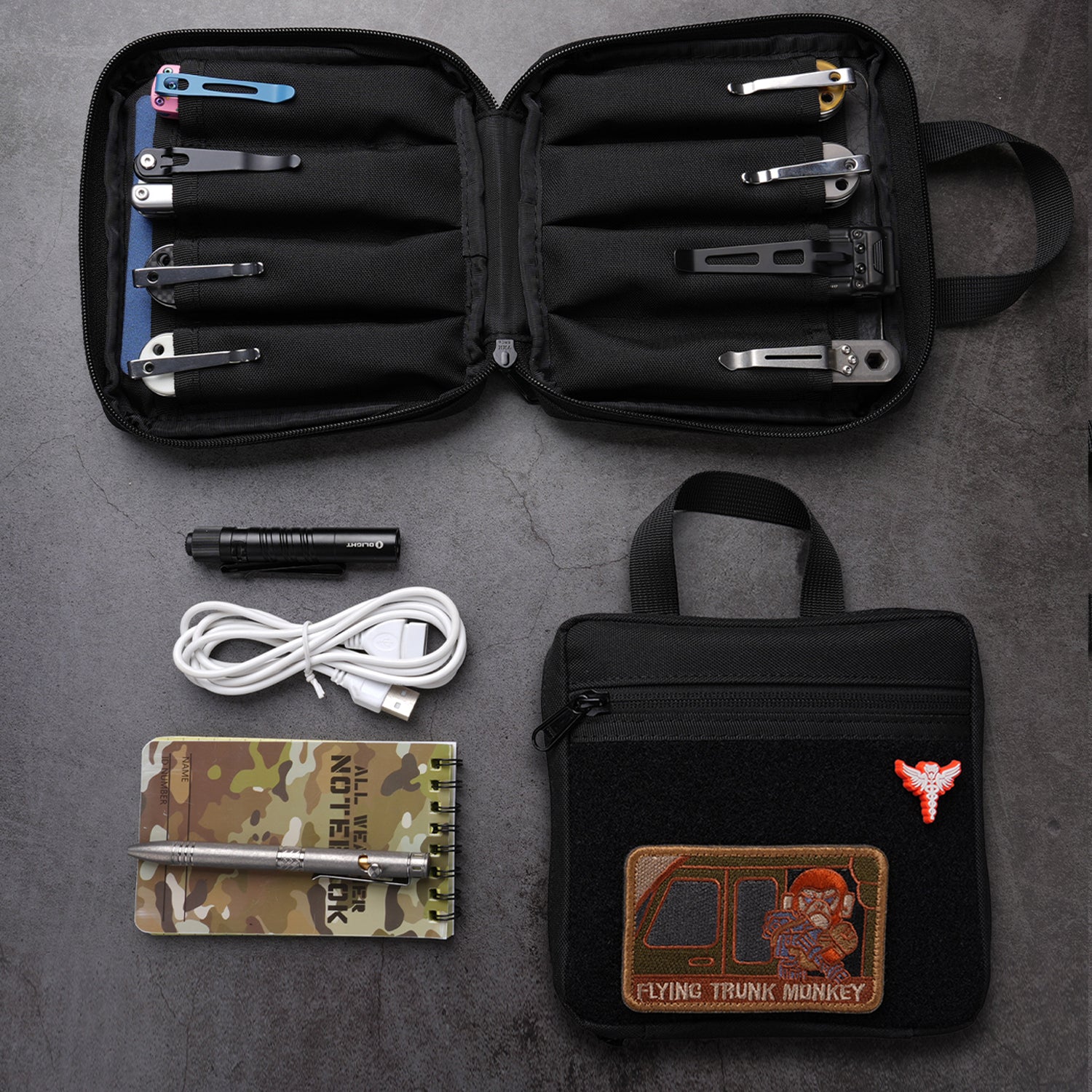 VE41 Knife Pouch with 8-Slot & Tool Pouch – Viperade