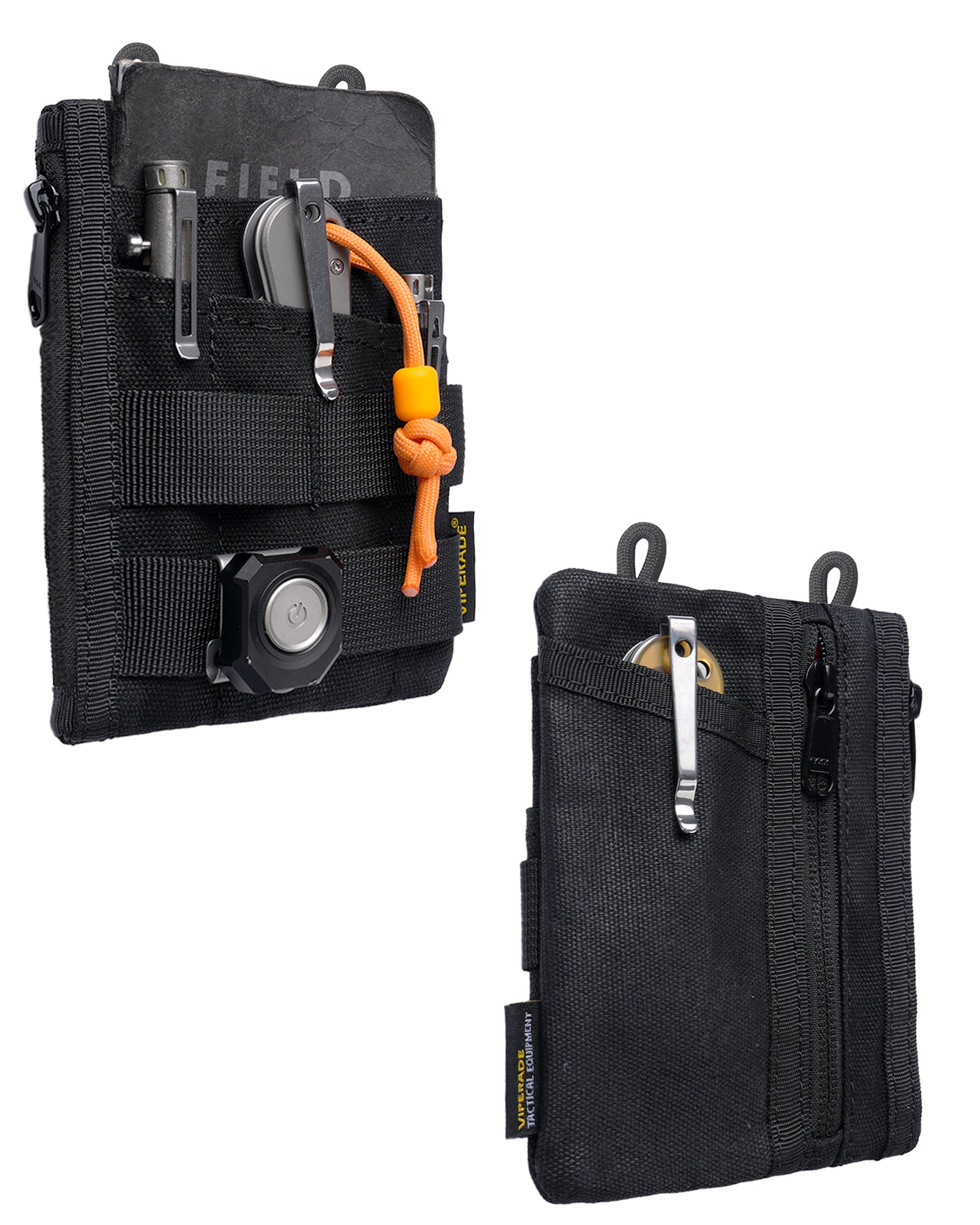 VE16N-OW EDC Pouch, Waxed Canvas Pocket Organizer – Viperade