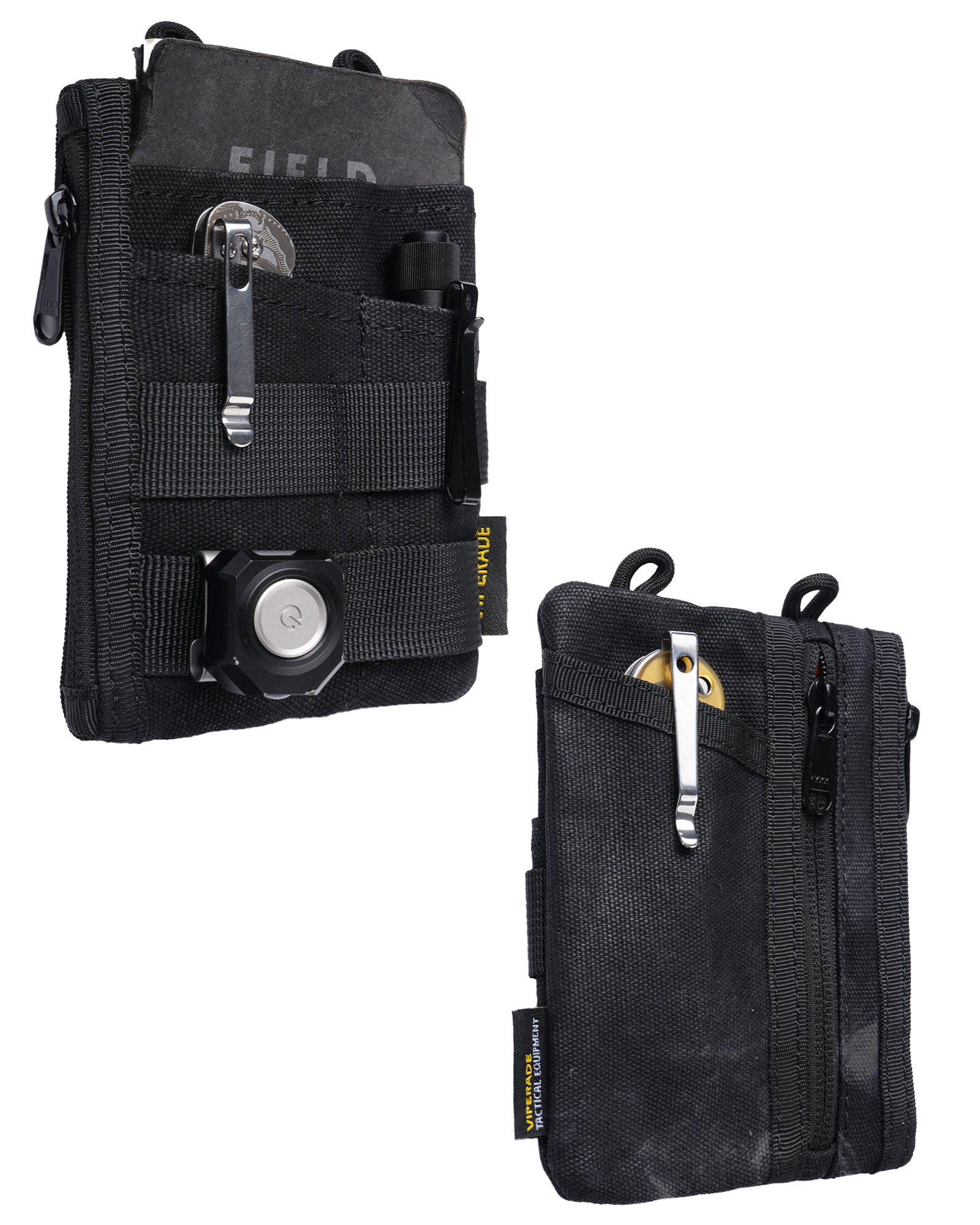 VE18N-OW EDC Pouch, Waxed Canvas Pocket Organizer – Viperade
