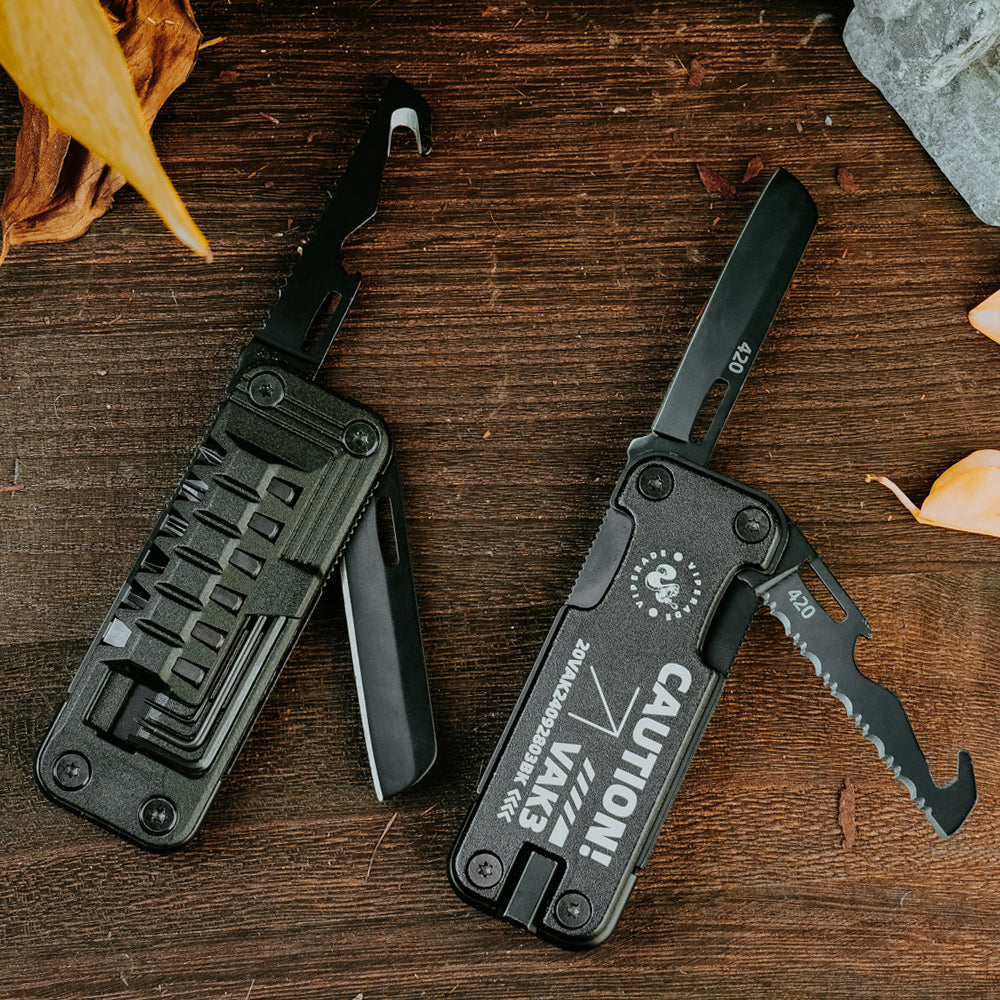 VAK3 15-in-1 Multitool Pocket Knife | EDC Tool – Viperade