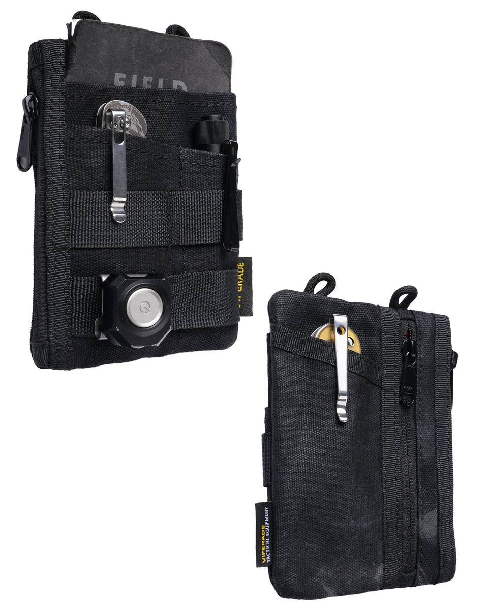 VE18N-OW Waxed Canvas EDC Organizer Pouch – Viperade