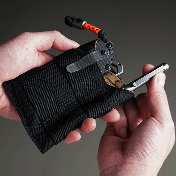 Viperade EDC Organizer Pouch VE9 Pocket Organizer with DIY Patch Area, EDC Tool Storage Pouch