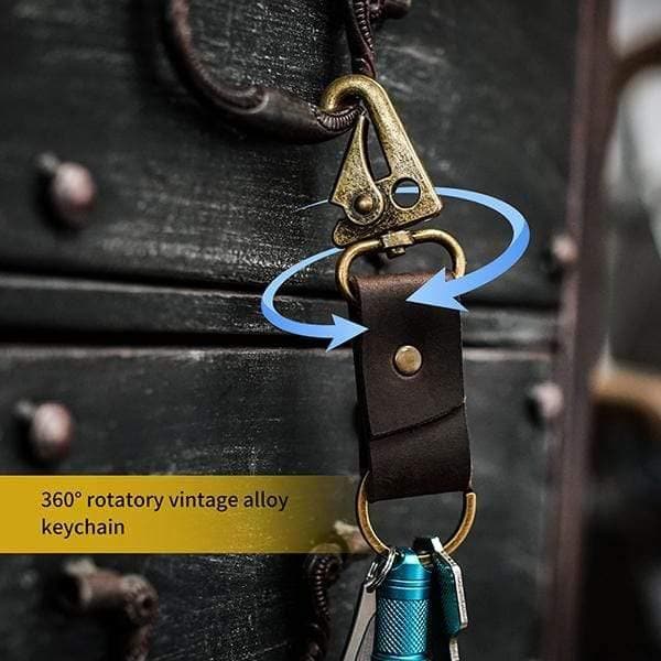 JRW Gear Tough Clip Key Hook - Brass