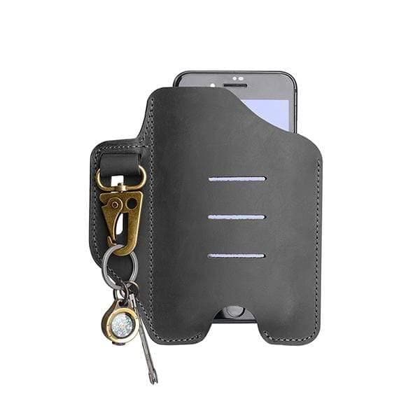 PJ20 Universal Leather Phone Holster with Key Holder – Viperade