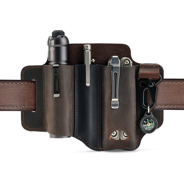 PJ29 Multitool Belt Sheath, EDC Leather Belt Organizer – Viperade