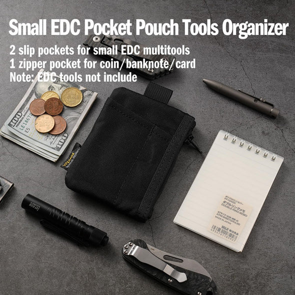 VE28 6-in-1 EDC Pouch, 500D Compact EDC Pocket Organizer
