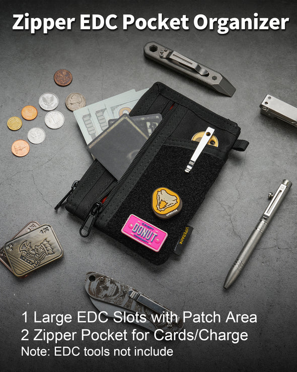 VE36 Pocket Organizer, EDC Organizer Pouch with 7 Pockets