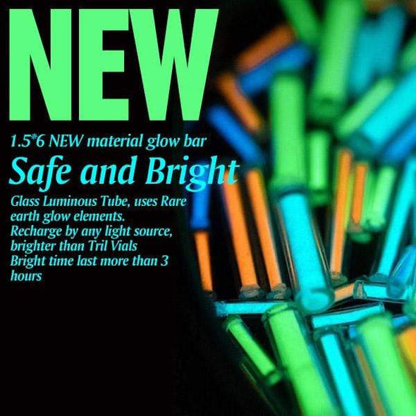 VAG1 glow bar ~ 3*11mm/ 3*25mm glow in the dark