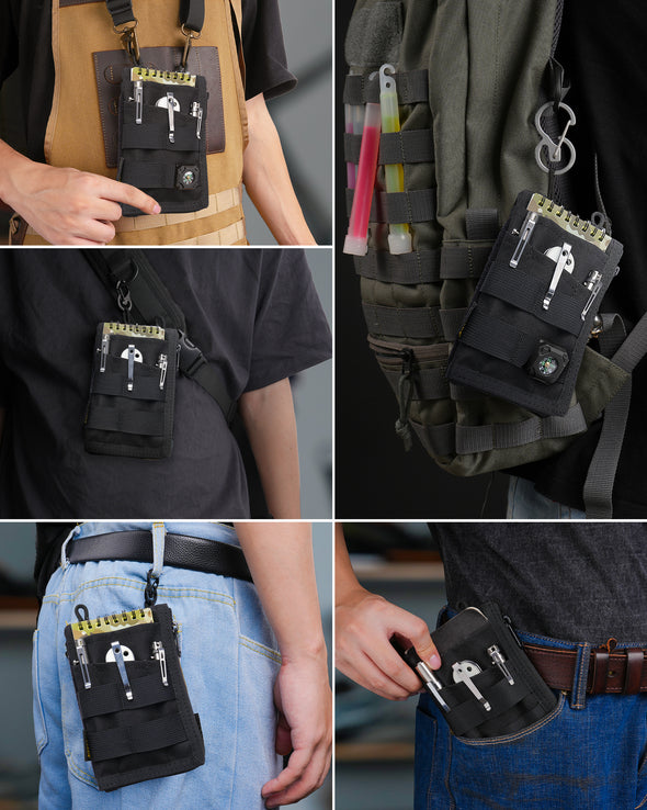 VE36 Pocket Organizer, EDC Organizer Pouch with 7 Pockets