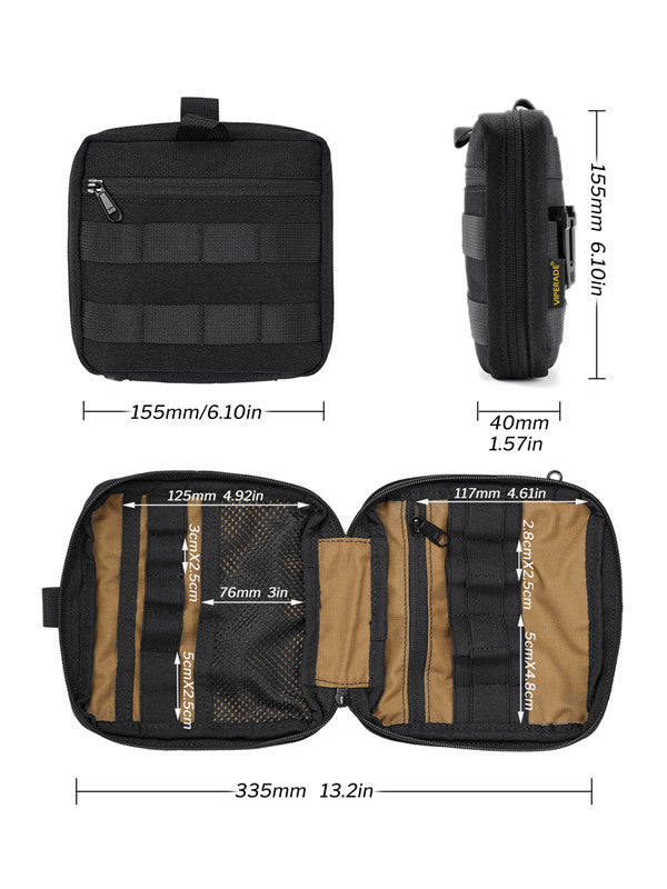 CHP2 Tactical Admin Pouch, Molle Tool Storage Bag – Viperade