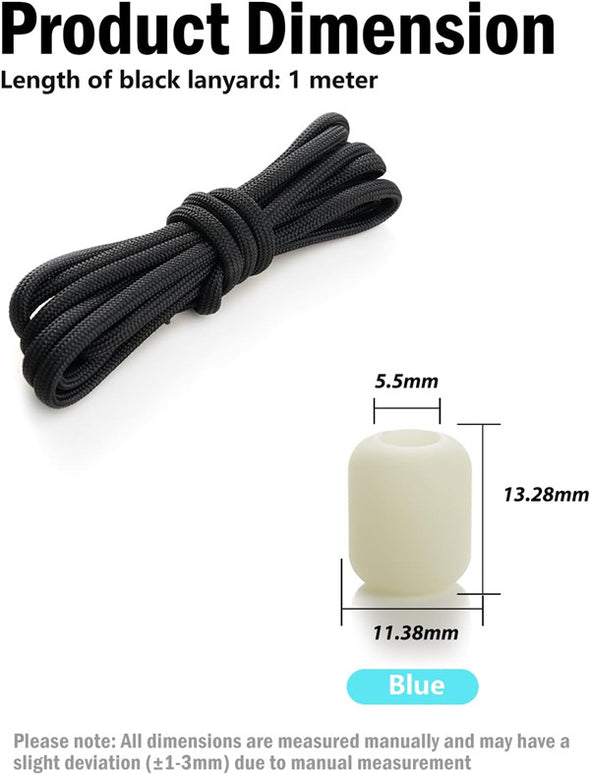 VAB6 Resin Knife Beads | Glow-in-the-Dark EDC Beads