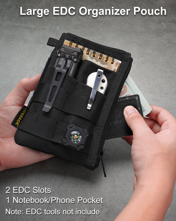 VE38 Pocket Organizer, EDC Organizer Pouch with 6 Pockets