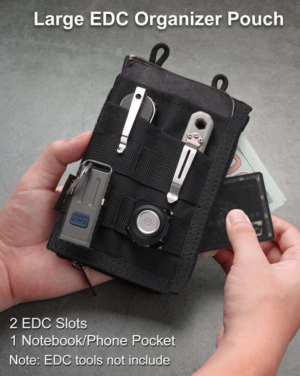 VE38 Pocket Organizer, EDC Organizer Pouch with 6 Pockets