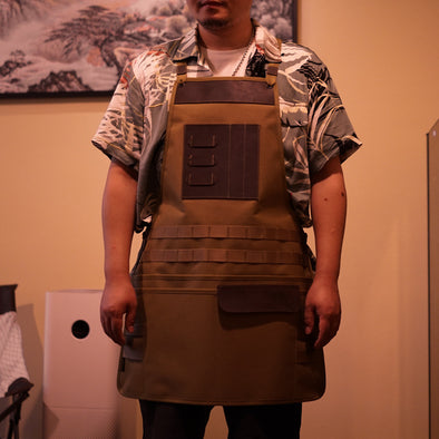 VAQ1 Work Canvas Tool Apron, Woodworking Aprons for Men