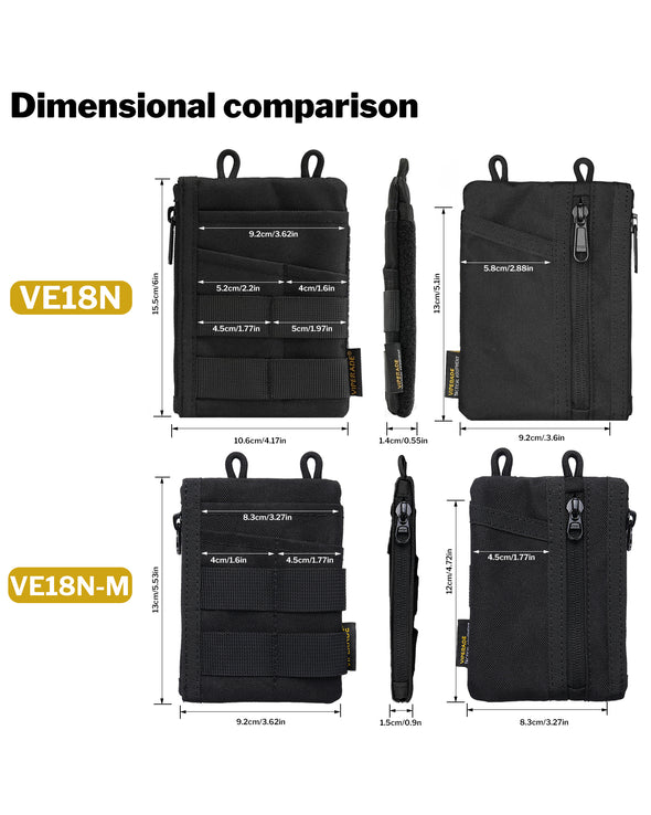 VE18N-M EDC Pocket Organizer w/o velcro