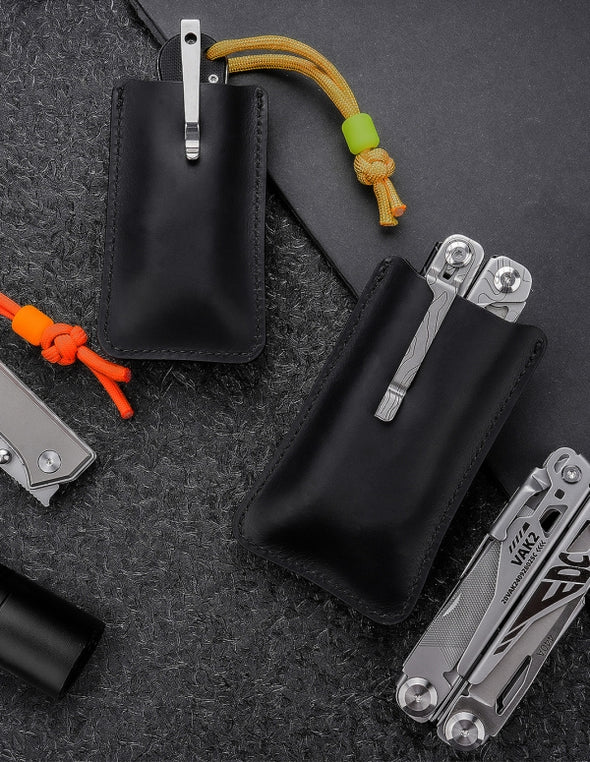PJ37 Knife Leather Sheath, Multitool Sheath