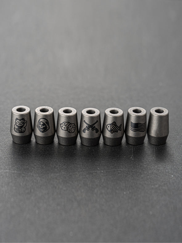 VAB8 Titanium Bead Lanyard Pendant