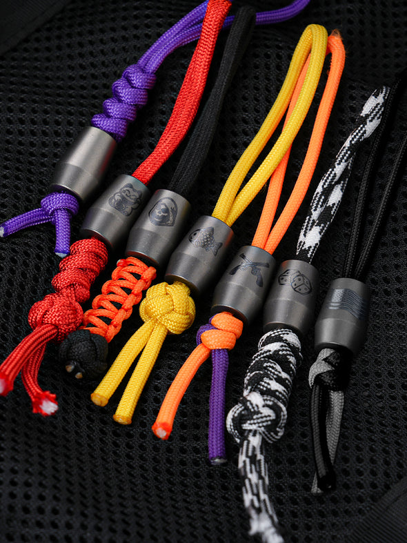 VAB8 Titanium Bead Lanyard Pendant