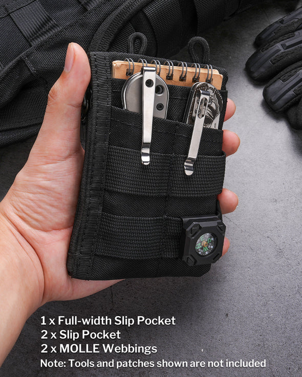 VIPERADE VE1-P EDC Gereedschapstas Organizer EDC-etui Kleine EDC-tassen Zakorganisator Nylon Multitooltas Klein voor zaklamp Zakmes Pen Notebook (rood Wit VIPERADE VE1-P EDC Gereedschapstas Organizer EDC-etui Kleine EDC-tassen Zakorganisator Nylon Multitooltas Klein voor zaklamp Zakmes Pen Notebook (rood Wit