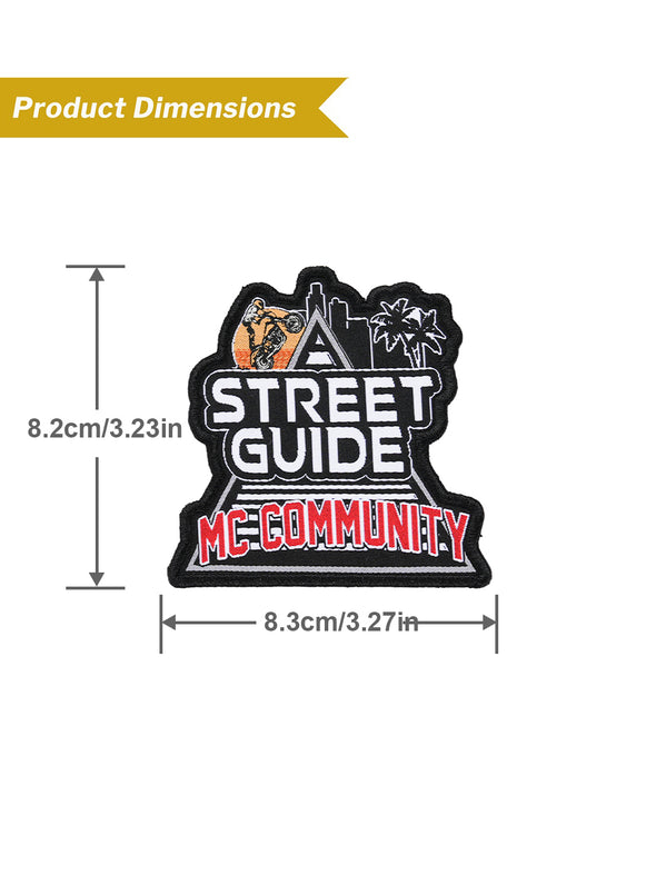 Gaming Motorcycleclub Community Embroider Patches