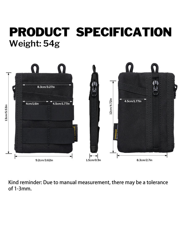 VE18N-M EDC Pocket Organizer w/o velcro
