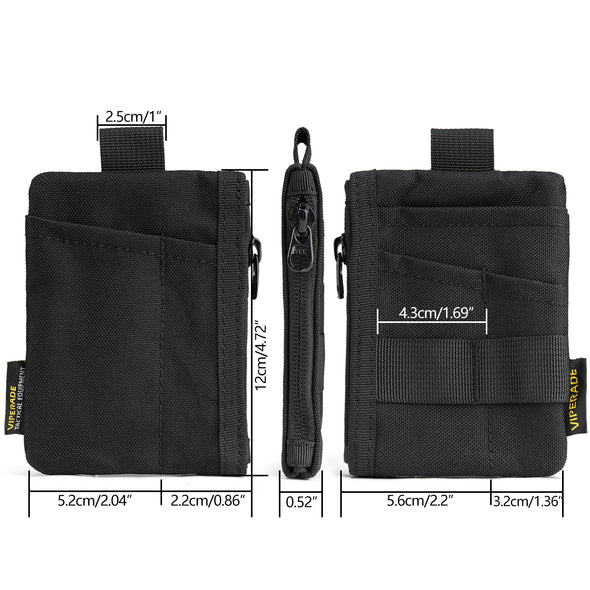 VE28 6-in-1 EDC Pouch, 500D Compact EDC Pocket Organizer