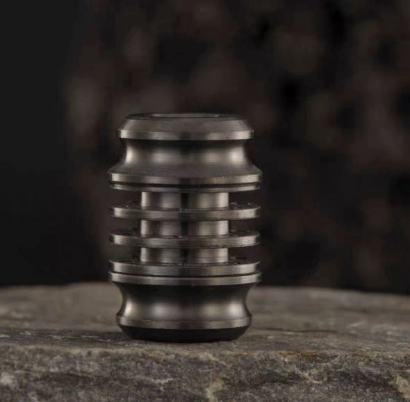 VAB7 Titanium EDC beads  | Knife Beads with glow bar