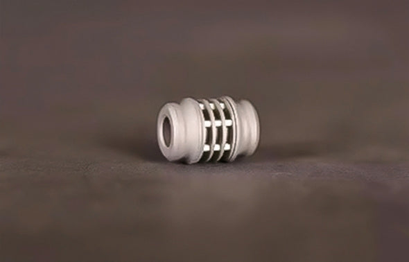 VAB7 Titanium EDC beads  | Knife Beads with glow bar