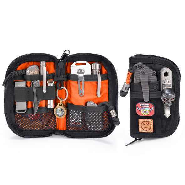 VE10 EDC Tool Pouch, Small EDC Organizer Pouch with 7 Pockets