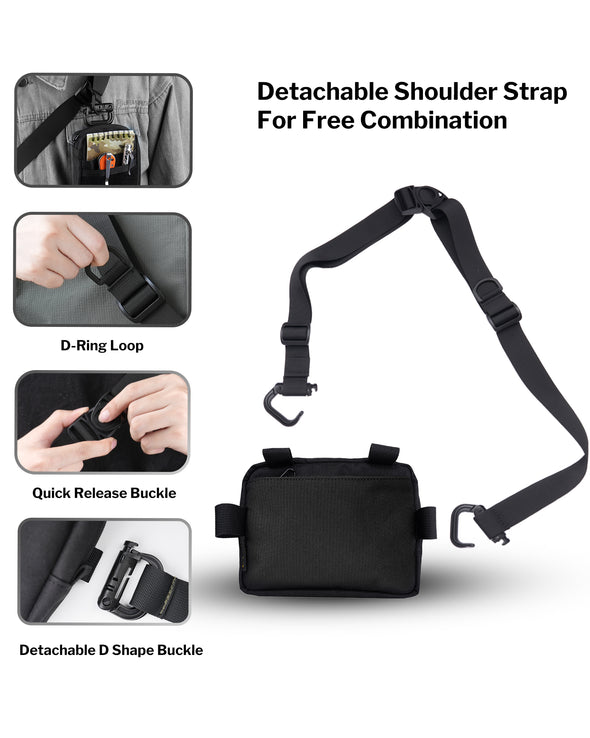 CHW2-S Small EDC Waist Bag, Shoulder Bag