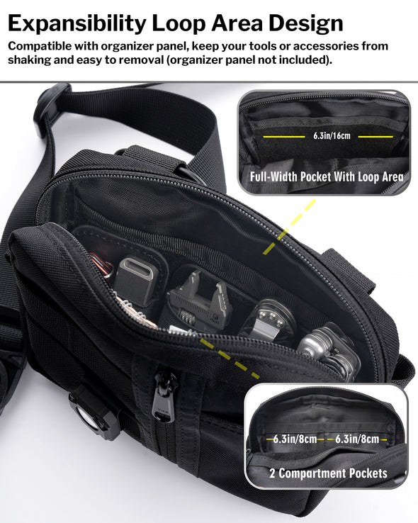 CHW2-S Small EDC Waist Bag, Shoulder Bag