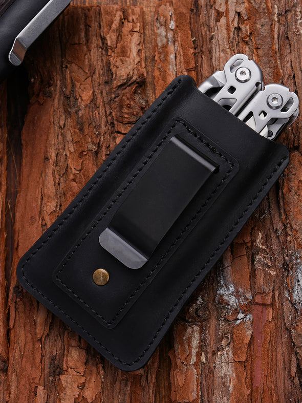PJ37 Knife Leather Sheath, Multitool Sheath