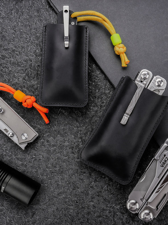 PJ37 Knife Leather Sheath, Multitool Sheath
