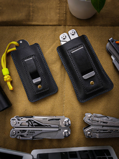 PJ37 Knife Leather Sheath, Multitool Sheath