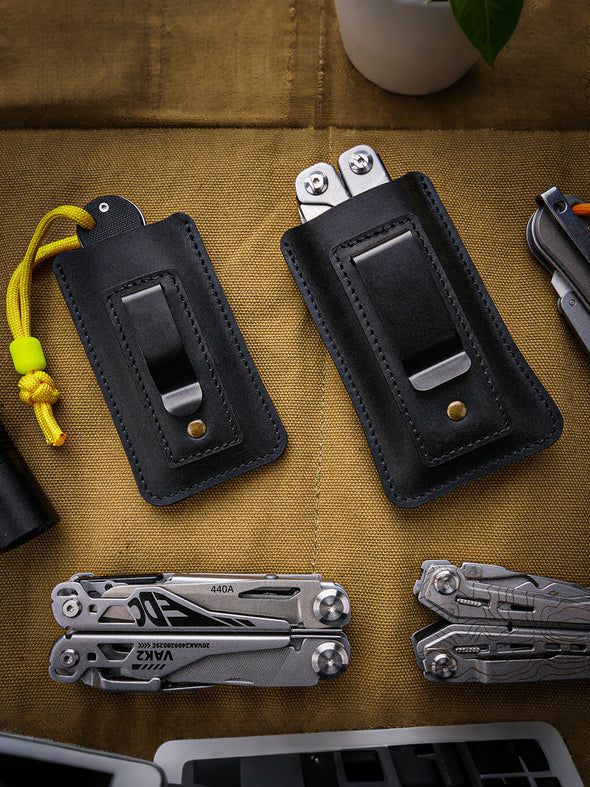 PJ37 Knife Leather Sheath, Multitool Sheath