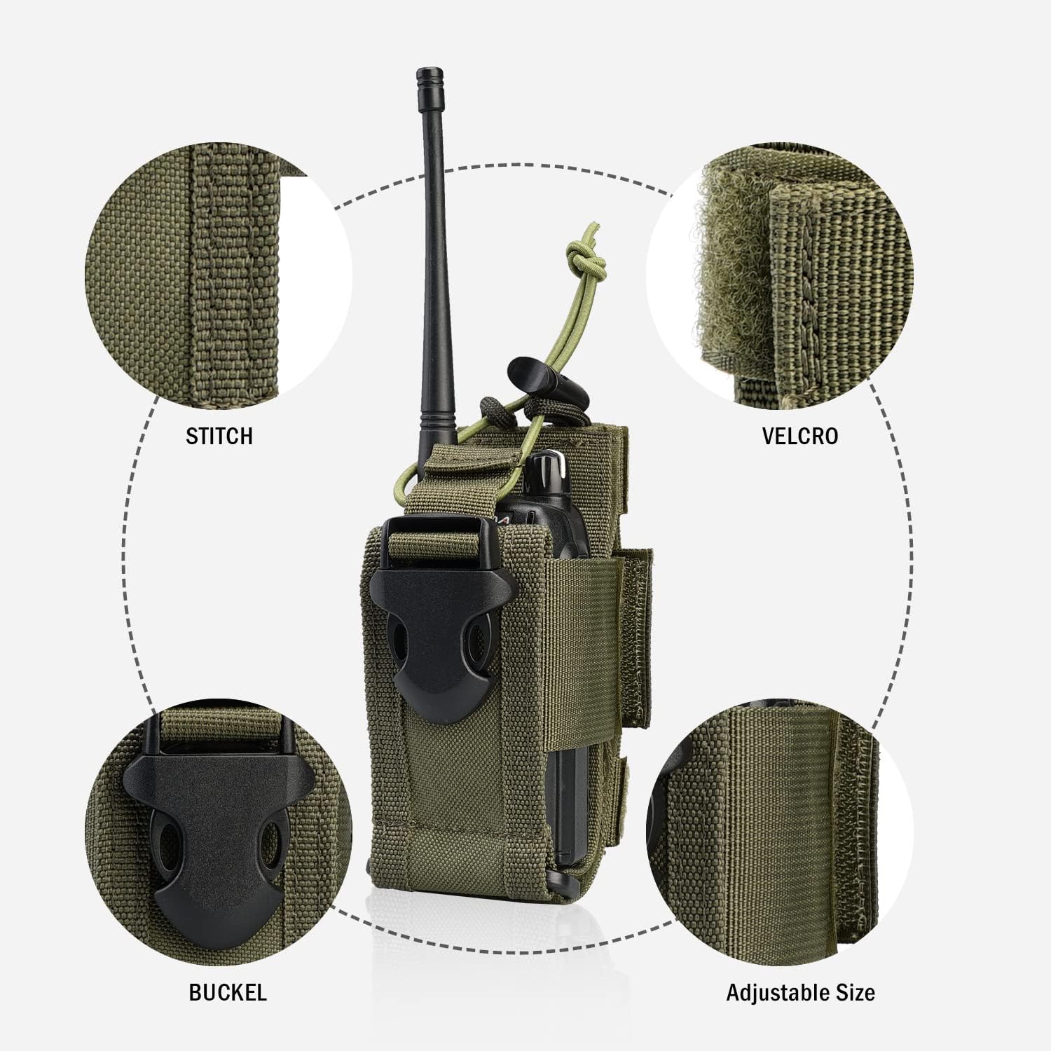 CHA1 Versatile Radio Holder Case Interphone Pouch – Viperade
