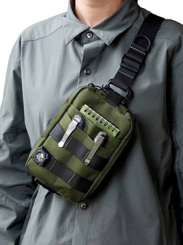 CHS2 Small EDC Sling Bag, Tactical Fanny Pack for Men