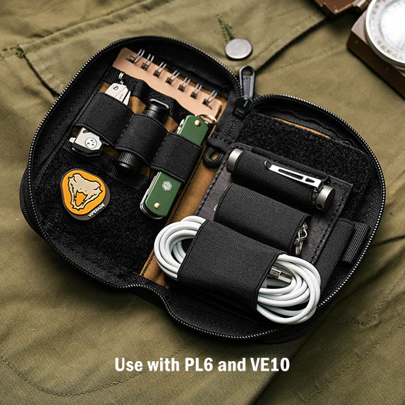 PL9 Tactical Modular Organizer, EDC Elastic Organizer Holder