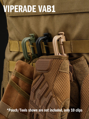VAB1 10 Pack Multipurpose D-Ring Buckle