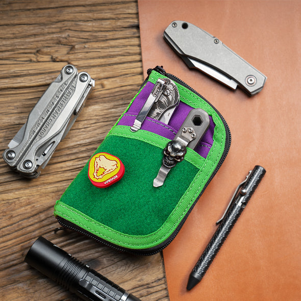 VE10 EDC Tool Pouch, Small EDC Organizer Pouch with 7 Pockets
