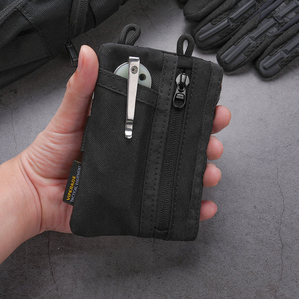 VE18-M EDC Pocket Organizer Pouch, Velcro Pouch for Everyday Carry