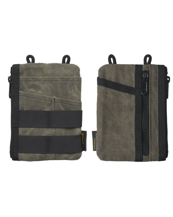 VE18N-OW EDC Pouch, Waxed Canvas Pocket Organizer