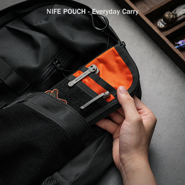 VE19 Long EDC Pouch Organizer, Utility Pouch for Multitools