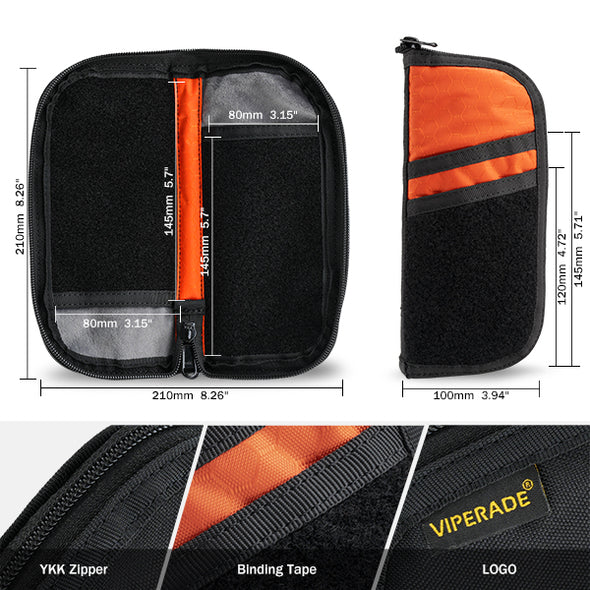 VE19 Long EDC Pouch Organizer, Utility Pouch for Multitools