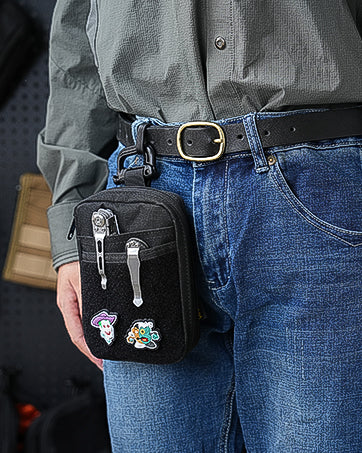 VE32 EDC Pouch, Pocket Organizer with Velcro Area