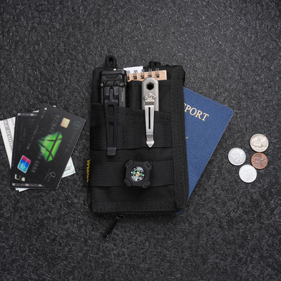 VE38 Pocket Organizer, EDC Organizer Pouch with 6 Pockets