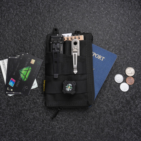 VE38 Pocket Organizer, EDC Organizer Pouch with 6 Pockets