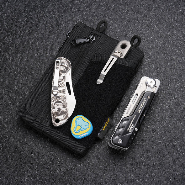 VE38 Pocket Organizer, EDC Organizer Pouch with 6 Pockets