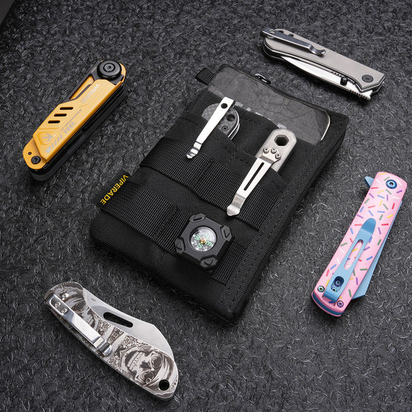 VE38 Pocket Organizer, EDC Organizer Pouch with 6 Pockets