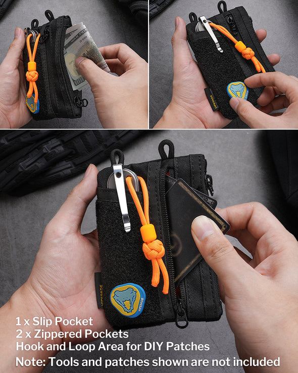 VE18-M EDC Pocket Organizer Pouch | Velcro Gear Bag – Viperade